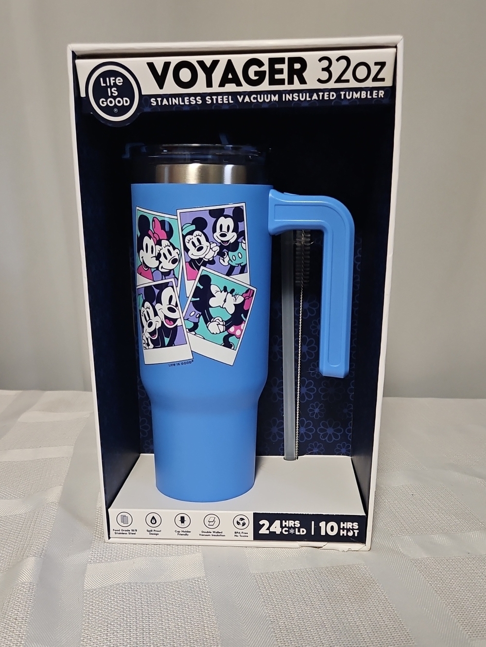 NIB Mickey Tumbler - Life Is Good